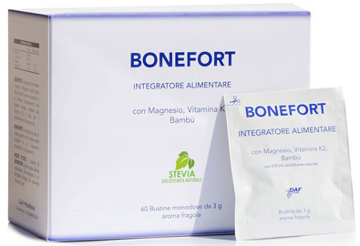 Food supplement Bonefort, to maintain the natural bone, muscle and osteoarticular systems functionality... ask for Private Label Manufacturing